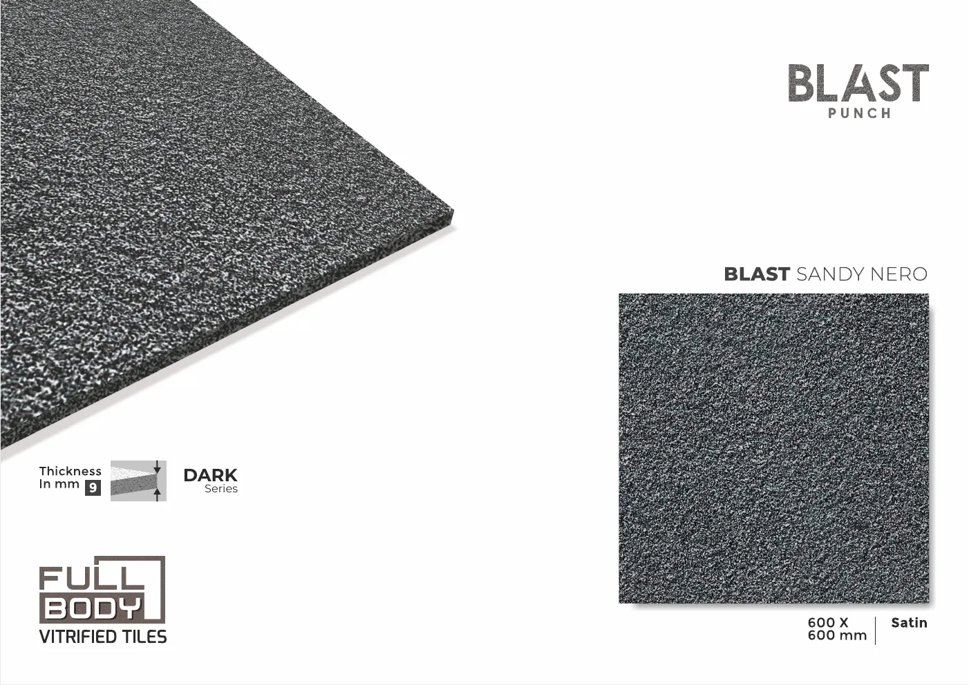 Ex  BLAST SANDY SERIES 600x600 9mm rustic 9