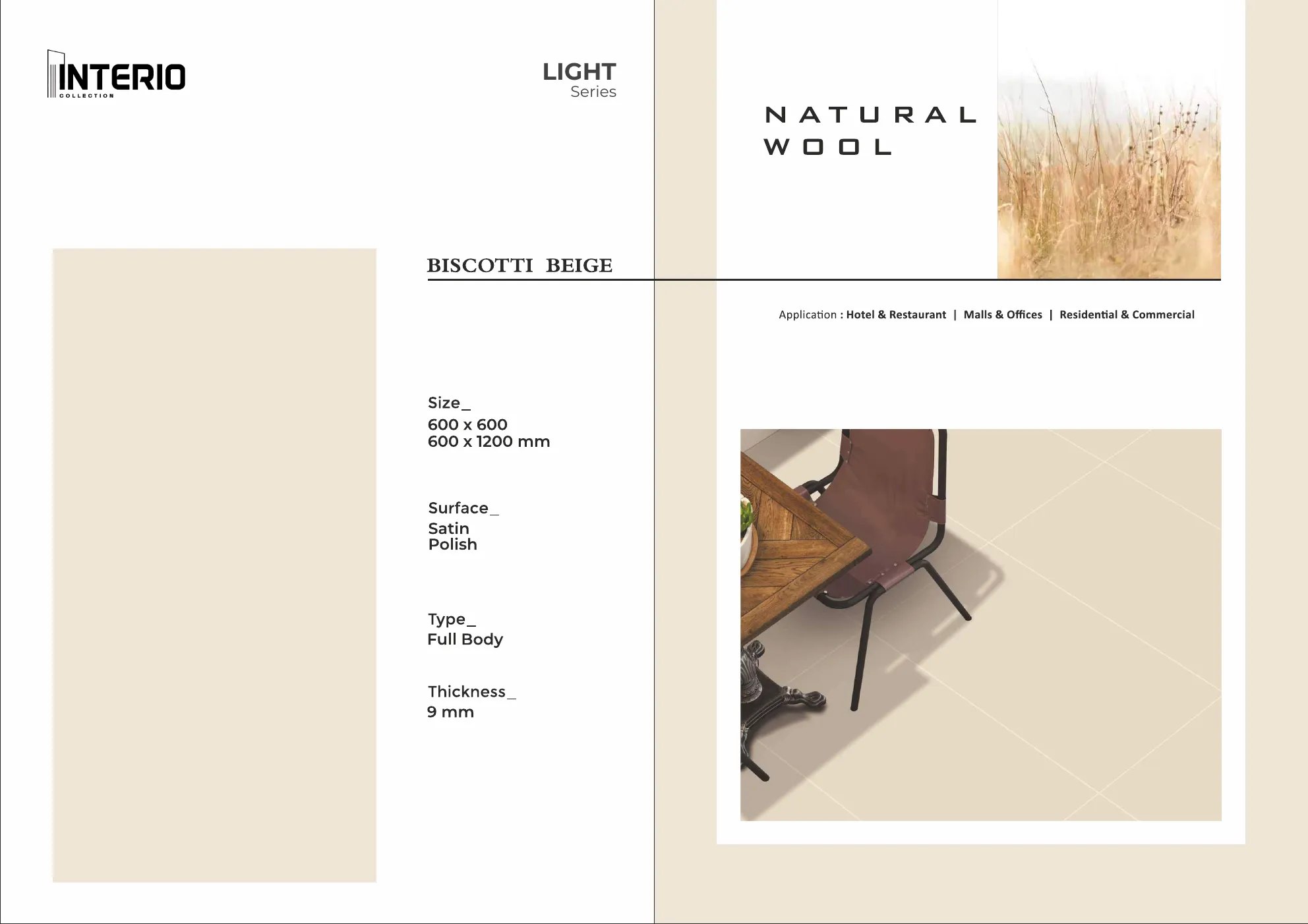 Ex  Interio collection 600x600,600x1200  9mm 10