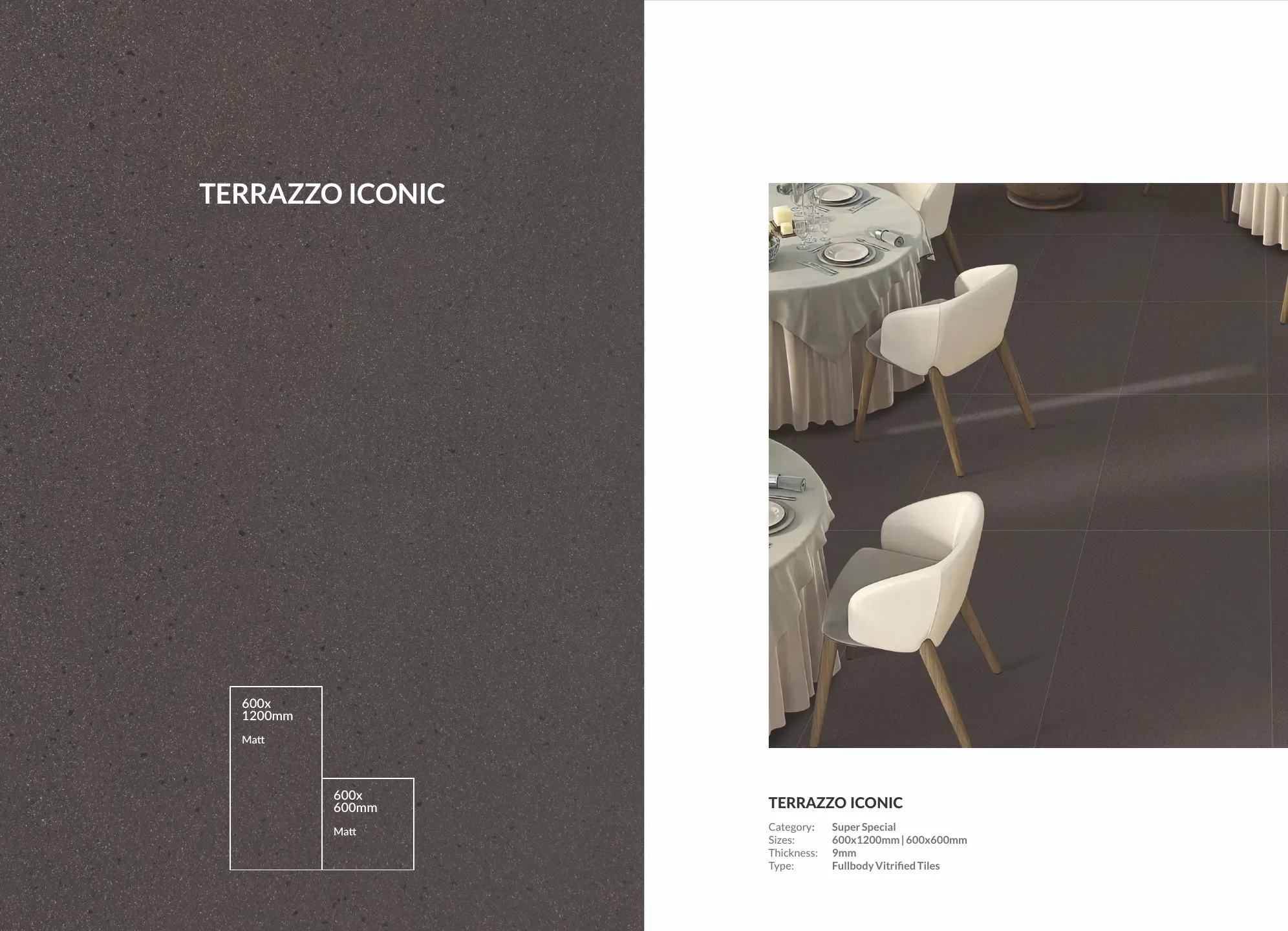 Ex terrazzo series 60x120cm 60x60cm 18