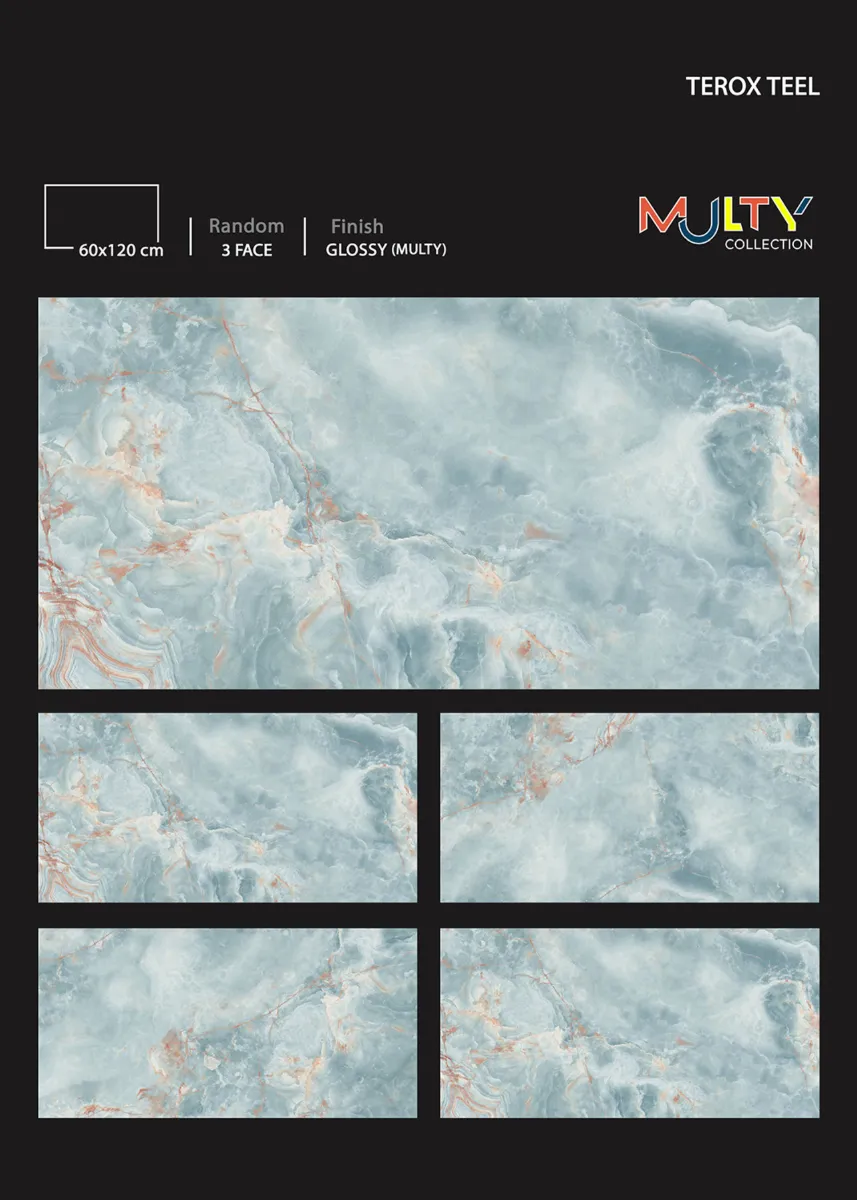 GLOSSY MULTY 60X120cm 9