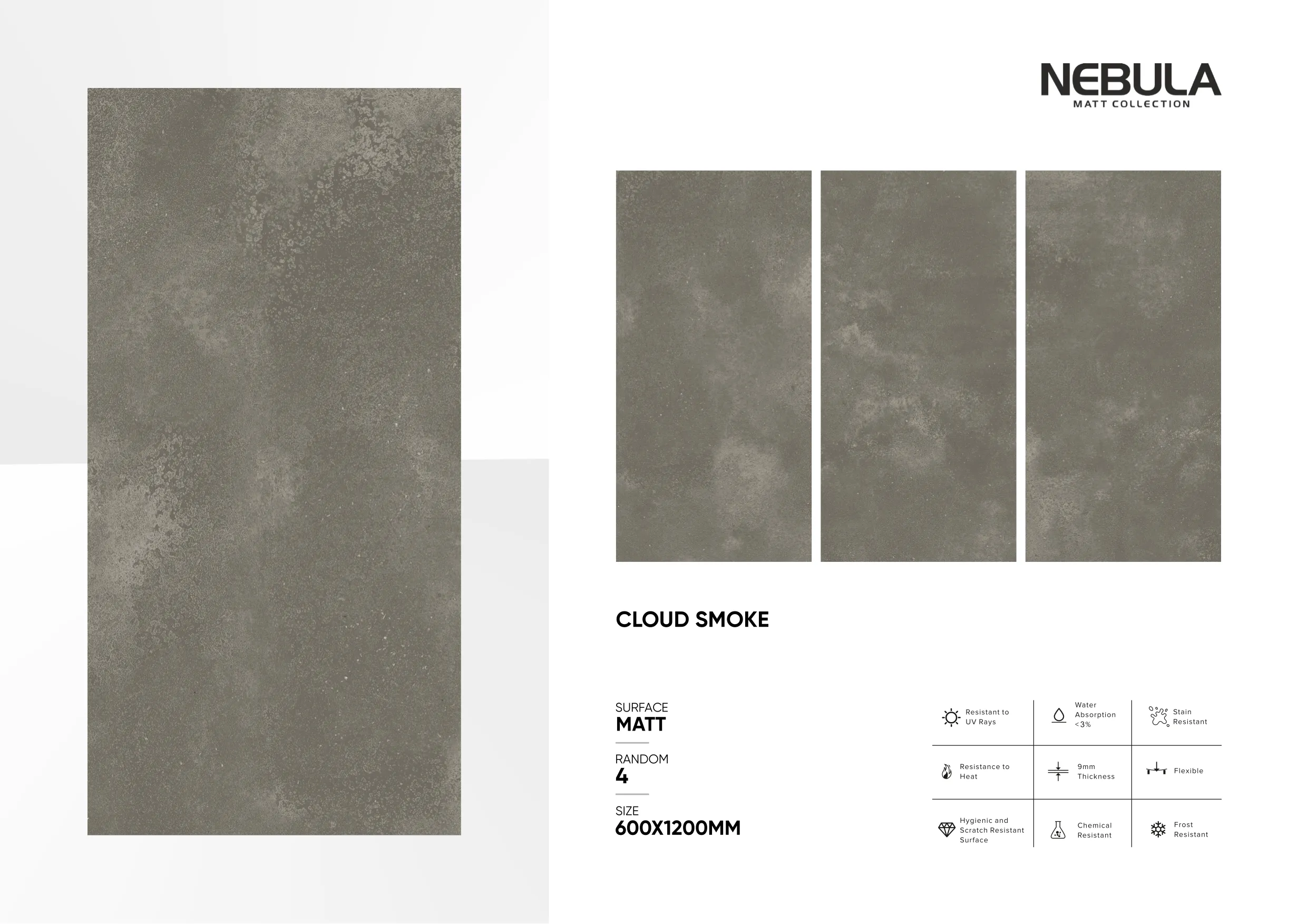 600x1200mm, MATT NEBULA 36
