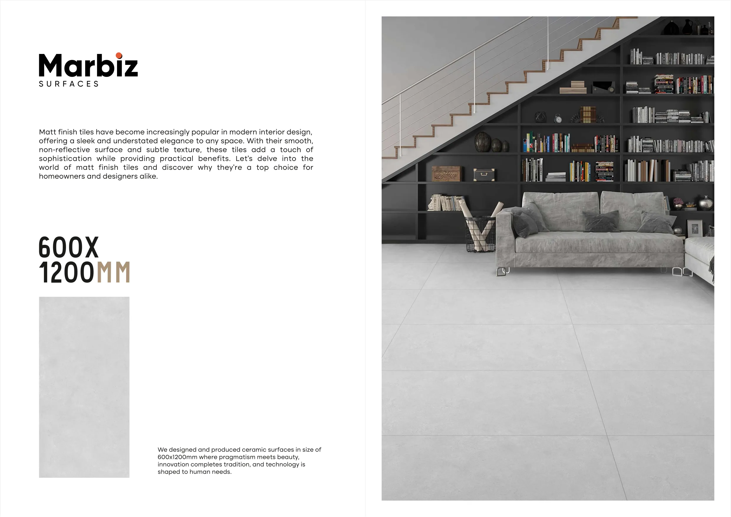 Artistry 600x1200mm Matt Endless 4