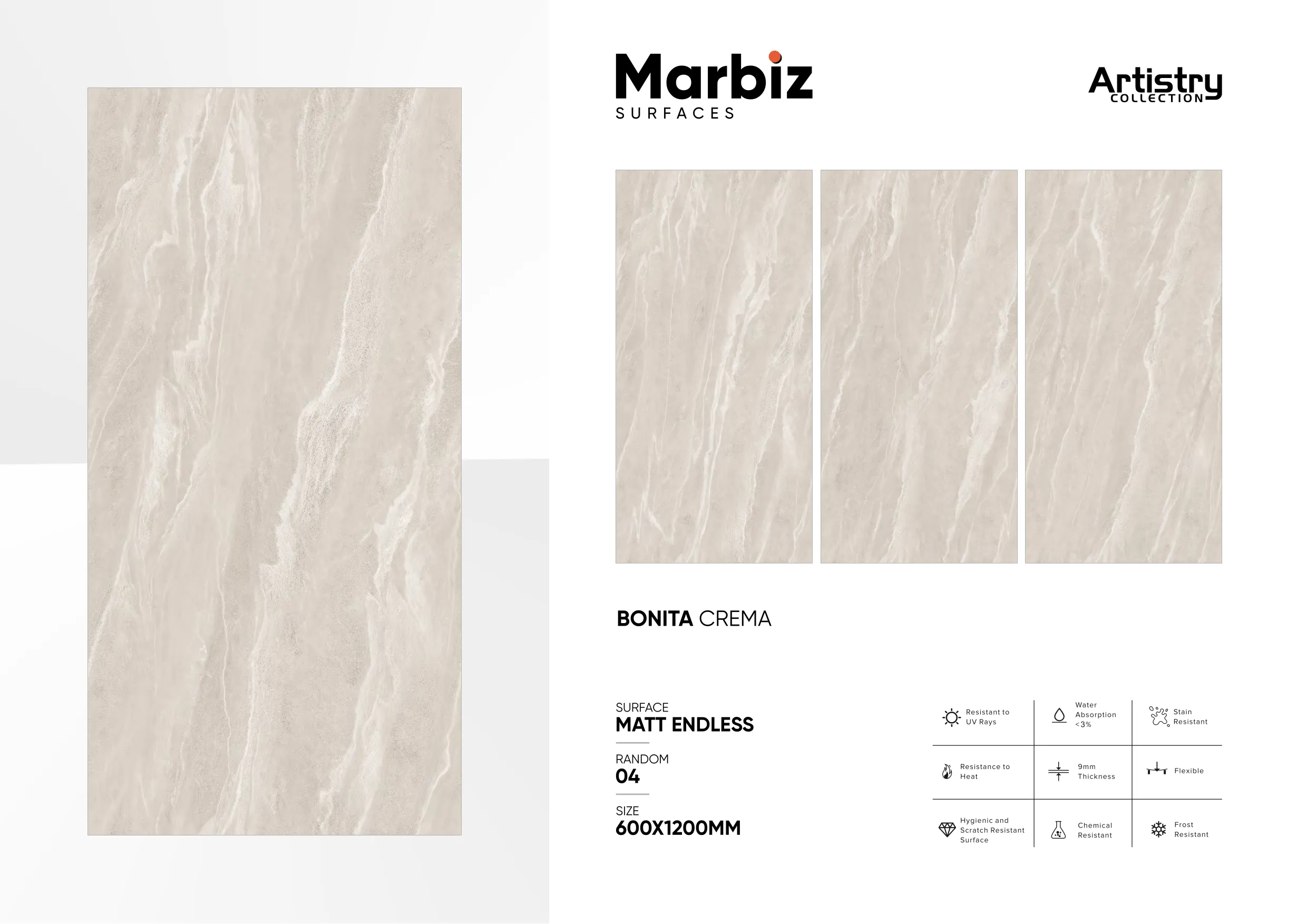 Artistry 600x1200mm Matt Endless 16