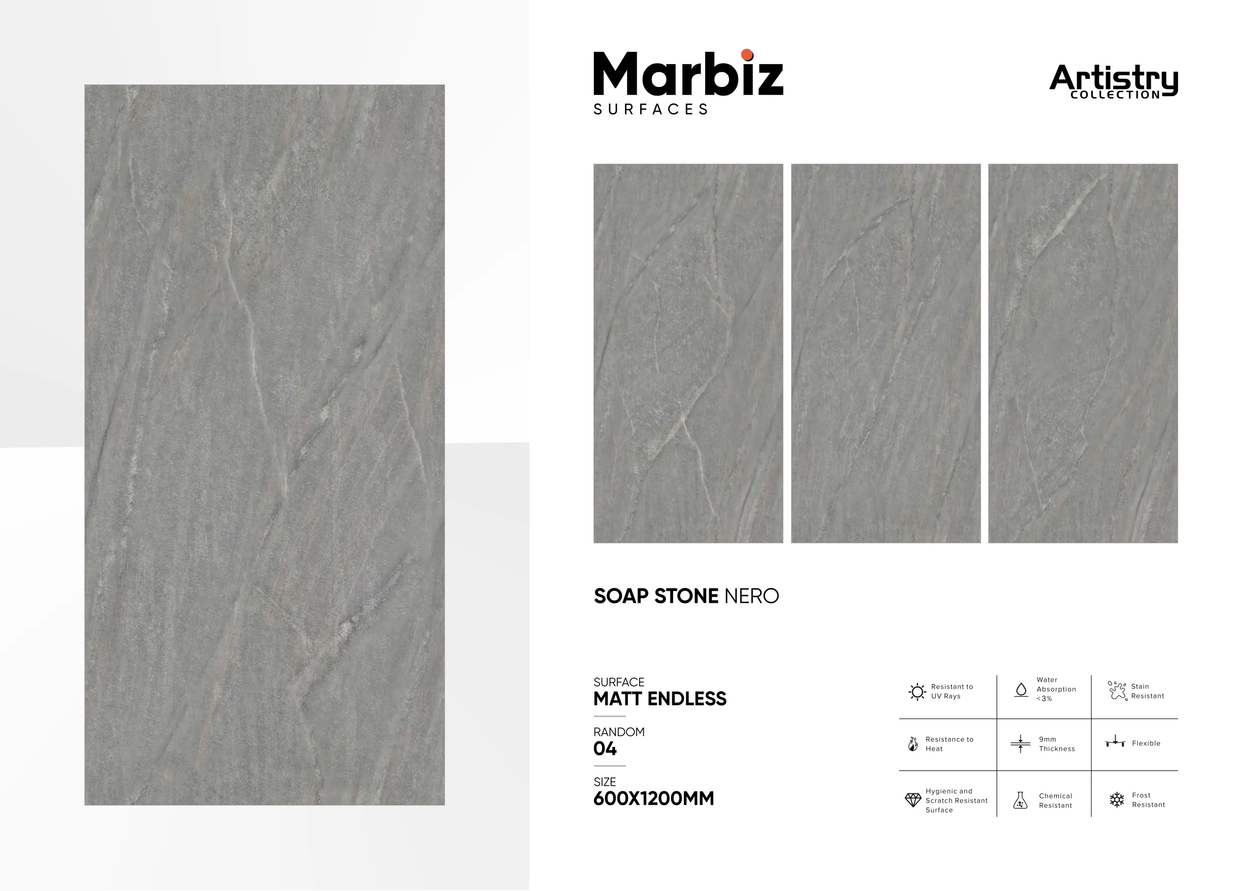 Artistry 600x1200mm Matt Endless 50