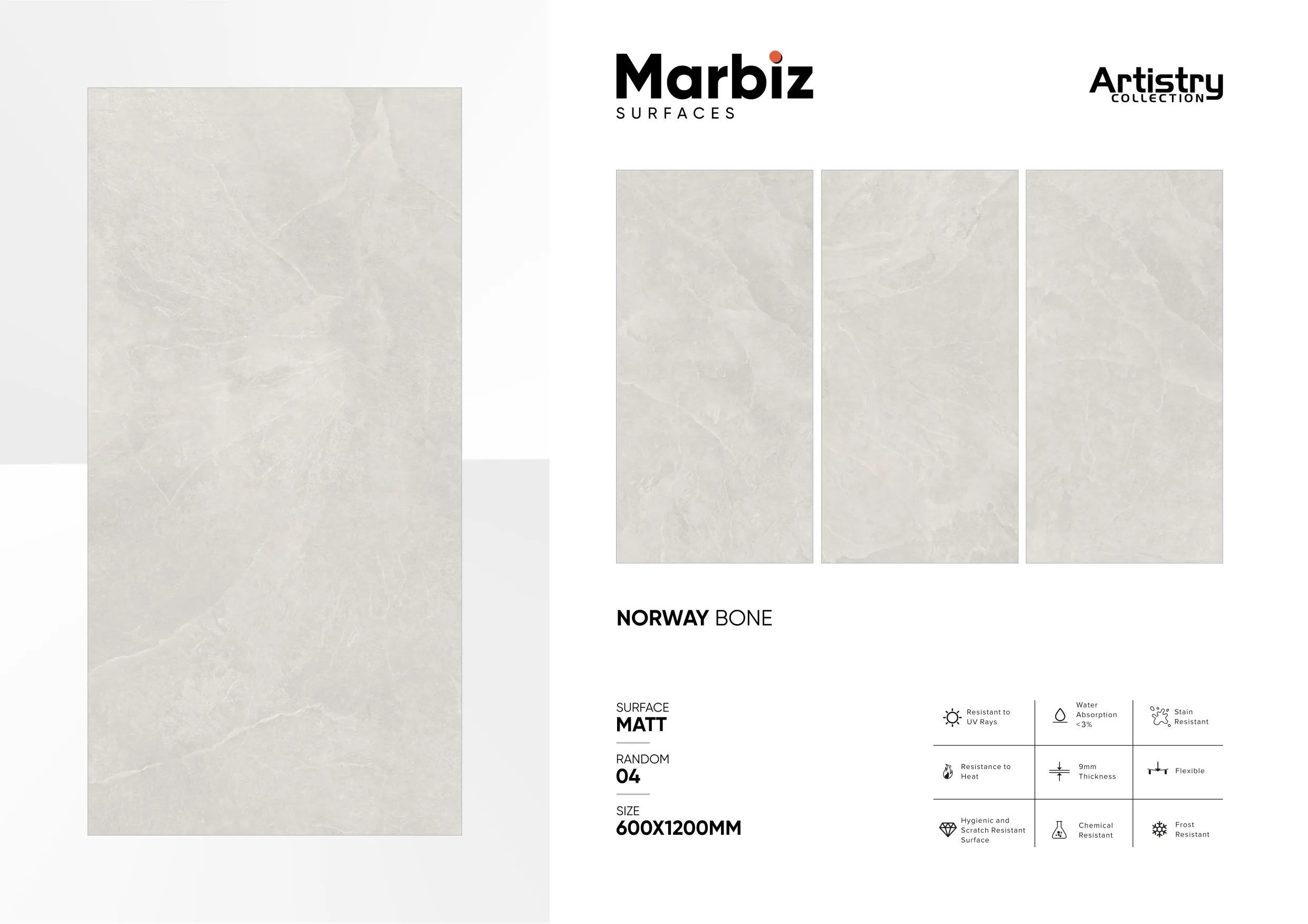 Artistry 600x1200mm Matt 109