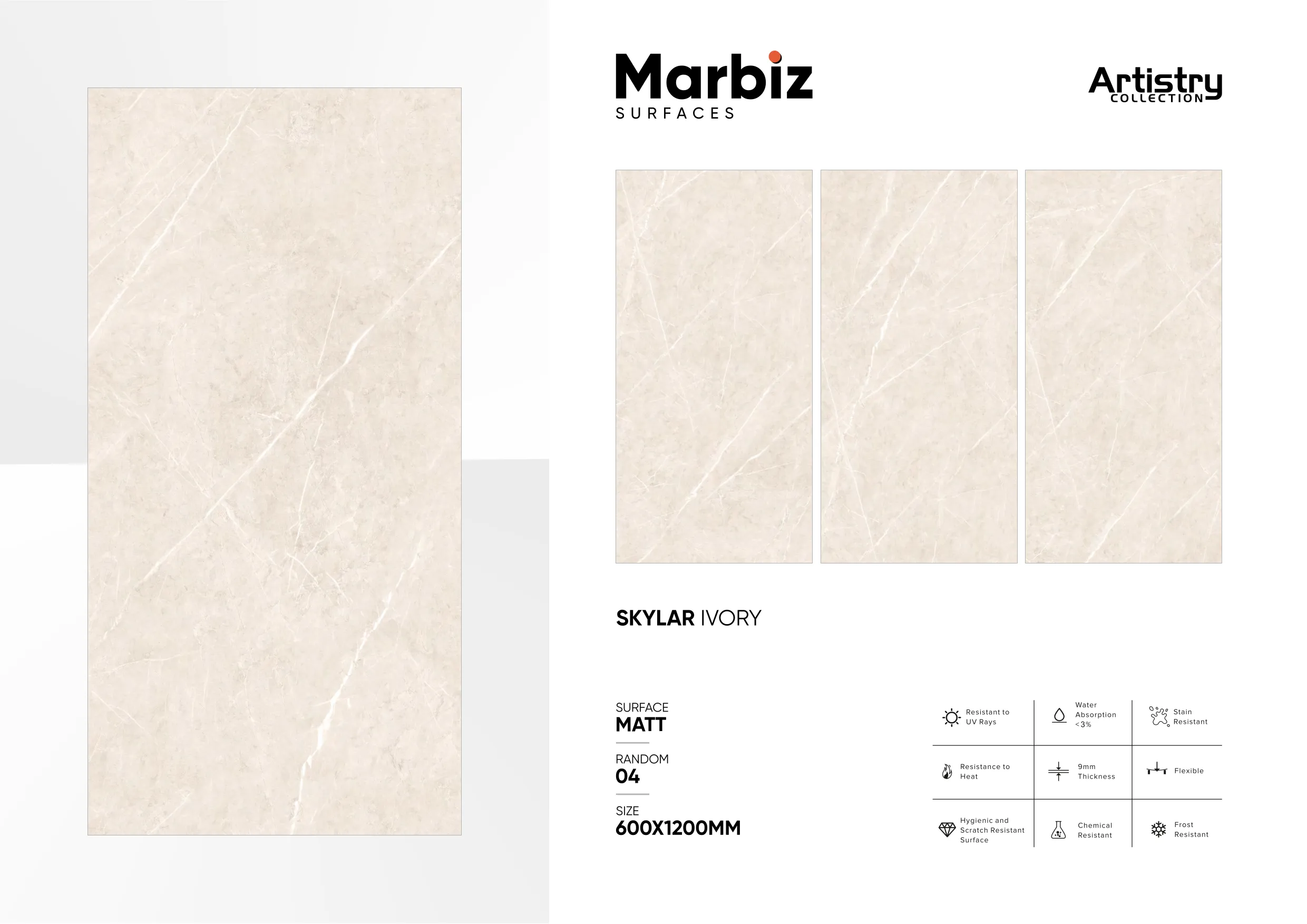 Artistry 600x1200mm Matt 134