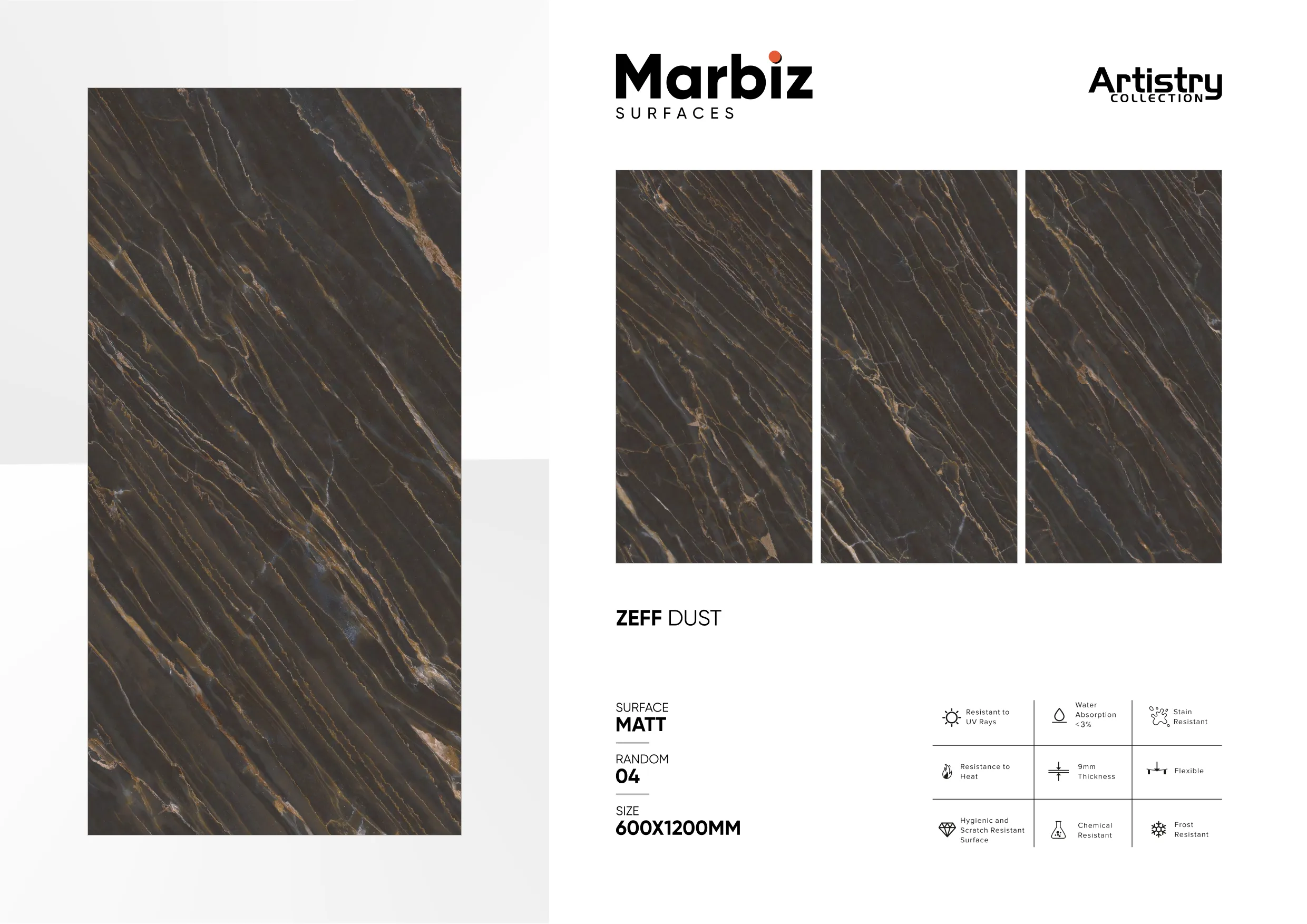 Artistry 600x1200mm Matt 158