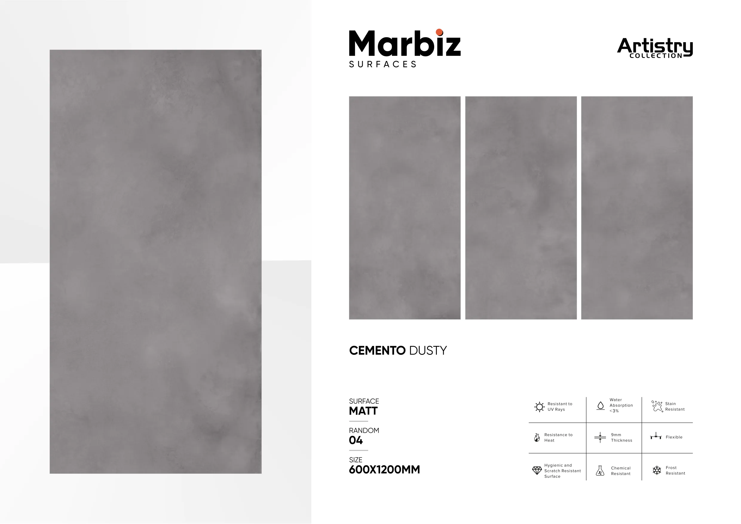 Artistry 600x1200mm Matt 45