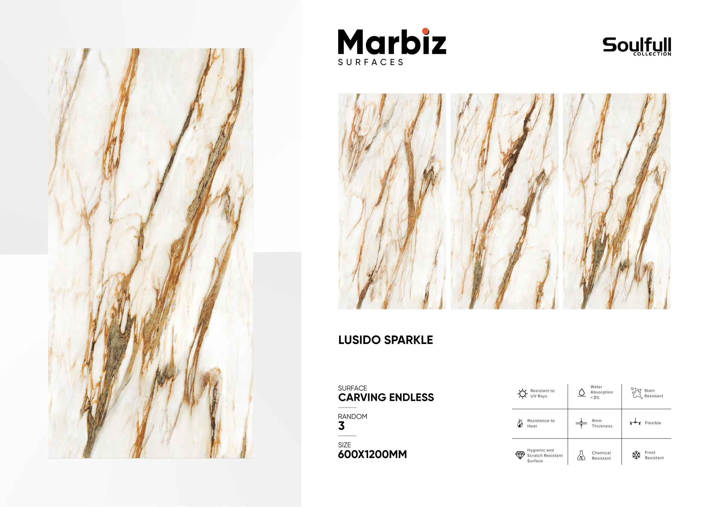 Soulfull 600x1200mm Carving Endless 247
