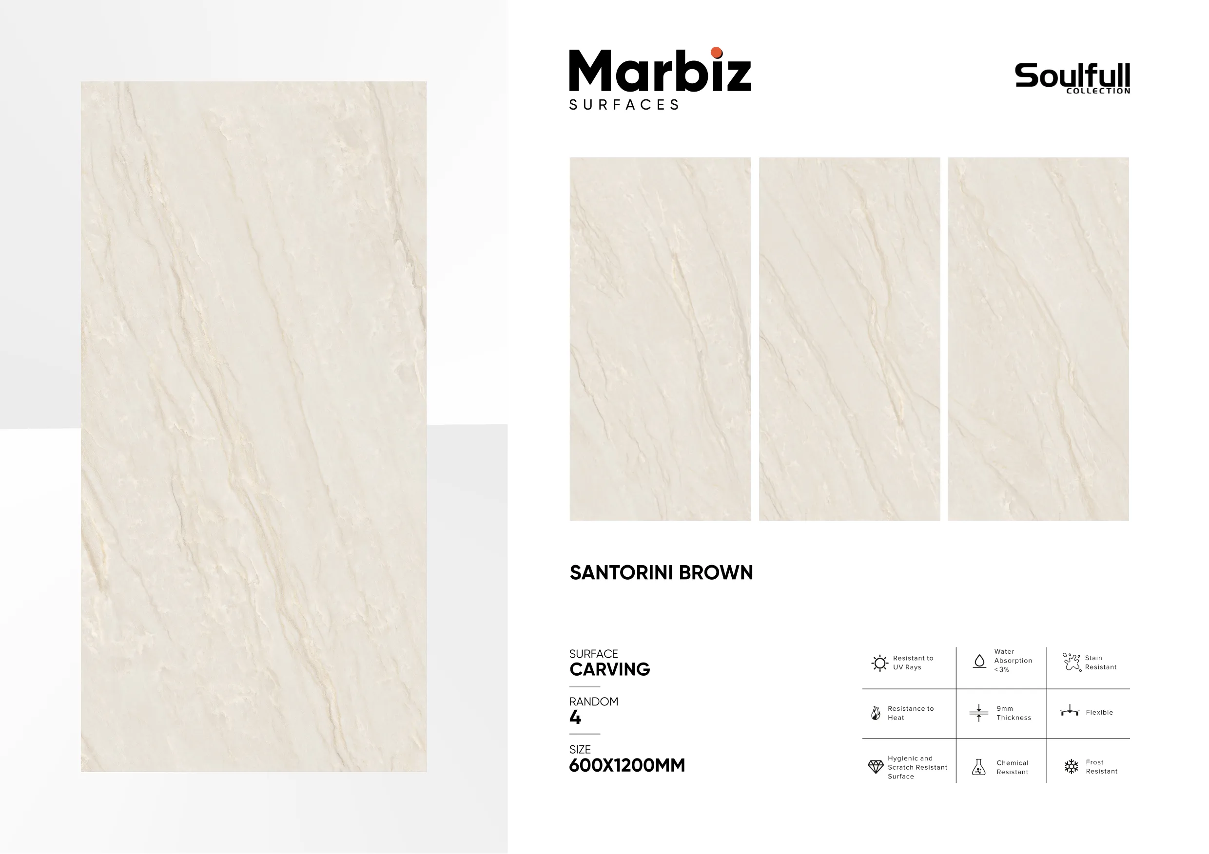 Soulfull 600x1200mm Carving Random 97